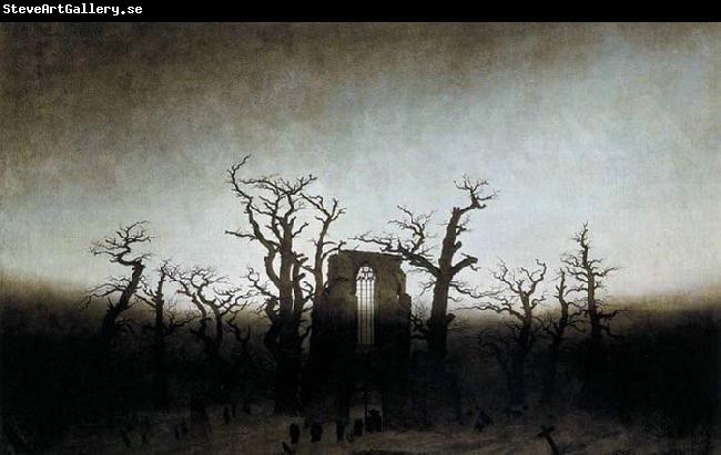 Caspar David Friedrich The Abbey in the Oakwood